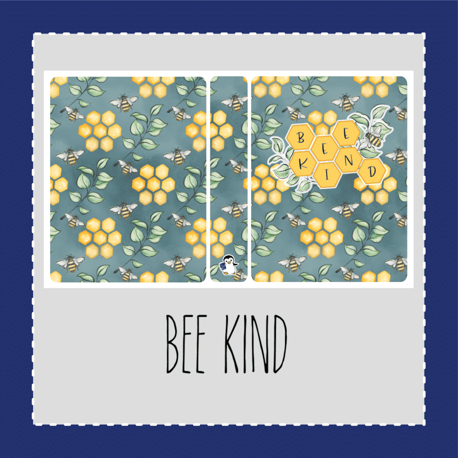 Birthdays Printable Bee-6 Full Page Sticker, B6 Planner