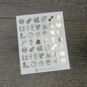 FOILED Summer Mix Stickers
