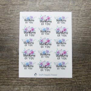 Thinking of You Stickers