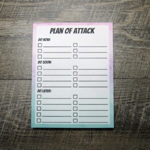Plan of Attack Notepad
