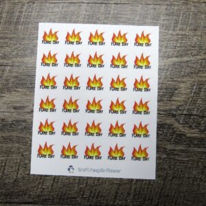 Flare Day Stickers
