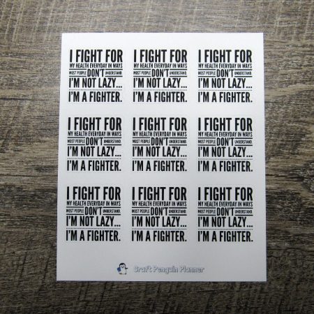 I'm A Fighter Quote