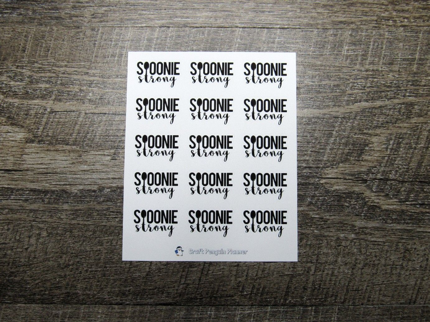 Spoonie Strong Sticker