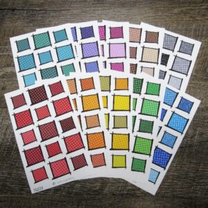Doodle Grid Squares- DGS001-DGS010
