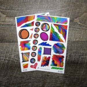 Journal Kit- JK008- Abstract Rainbow